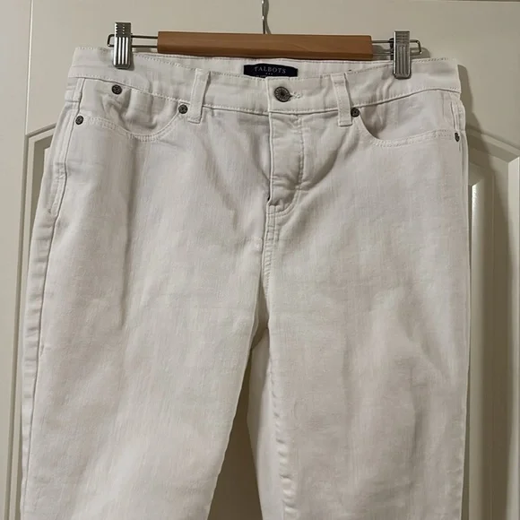 Talbots white jegging crop - Picture 2 of 9